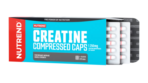 NUTREND Creatine Compressed Caps 120 kapslí