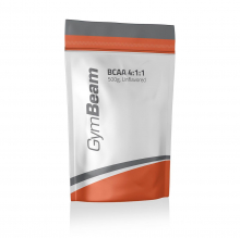 GymBeam BCAA 4:1:1 250 g bez příchutě