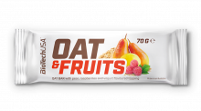 BIOTECH USA Oat and Fruits hruška a malina s jogurtovou polevou