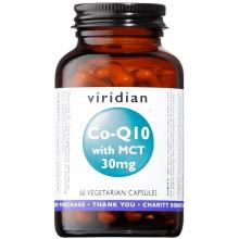 VIRIDIAN Co-enzym Q10 with MCT 30mg 60 kapslí