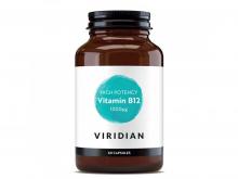 VIRIDIAN High Potency Vitamin B12 1000ug 60 kapslí